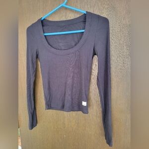Long Sleeve Black Top